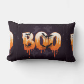 ハロウィーンナイトイラストレーション ランバークッション (正面)