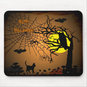 ハロウィーンナイトハッピーハローウィン! マウスパッド