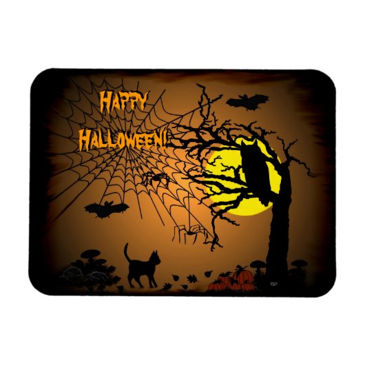 ハロウィーンナイトハッピーハローウィン! マグネット (横)
