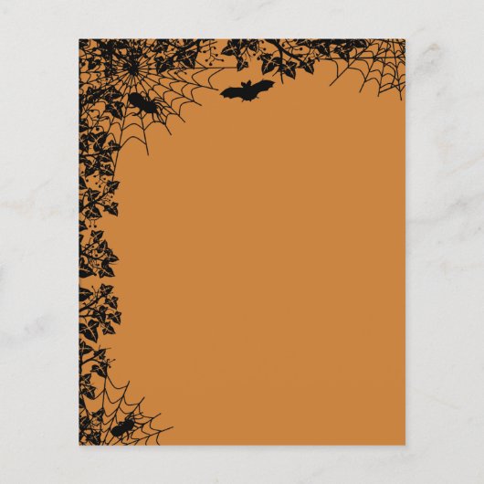 ハロウィーンナイトハッピーハローウィン!便箋 (裏面)