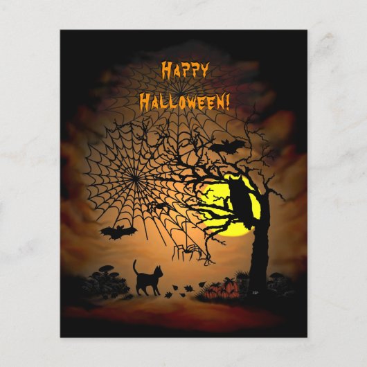 ハロウィーンナイトハッピーハローウィン!便箋 (正面)