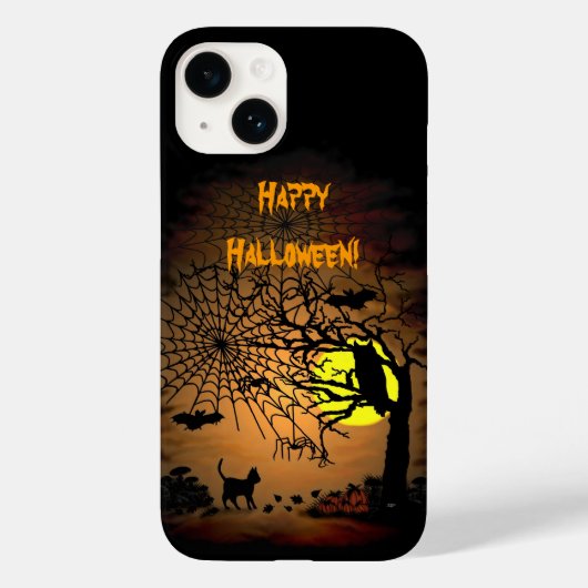 ハロウィーンナイトハッピーハローウィン! Case-Mate iPhoneケース (裏面)