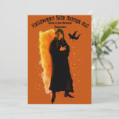 ハロウィーンナイトパーティーミステリアスキャラクター 招待状 (スタンド正面)