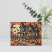 ハロウィーンナイト幽霊のよく出るハウスオブホラー シーズンポストカード (スタンド正面)