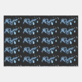 ハロウィーンナイト幽霊のよく出るマンションパーティー ラッピングペーパーシート (正面)