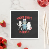 ハロウィーンナースおもしろい幽霊スケルトンゾンビエッセント スタンダードランチョンナプキン (インサイチュ)