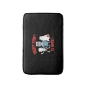 ハロウィーンナースおもしろい幽霊スケルトンゾンビエッセント バスマット (正面縦)