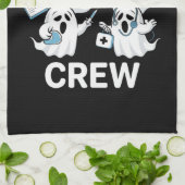 ハロウィーンナースギフトブブクルークルーナース キッチンタオル (折り畳み)