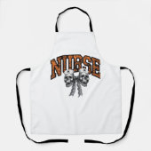 ハロウィーンナースコケクラシックットボウTシャツ エプロン (正面)