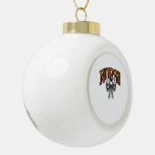 ハロウィーンナースコケクラシックットボウTシャツ セラミックボールオーナメント (左)