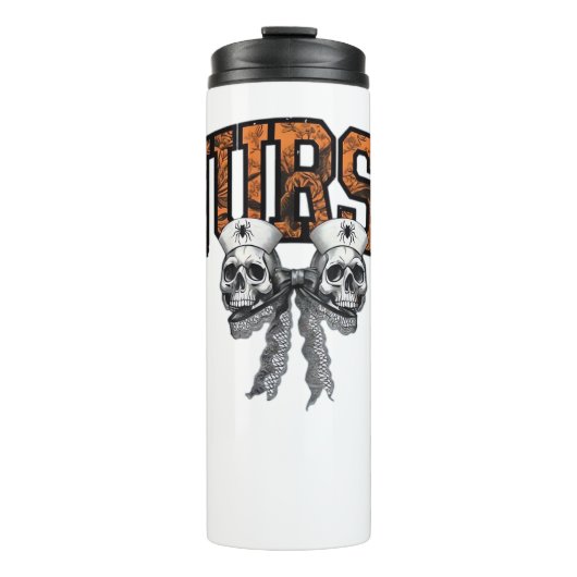 ハロウィーンナースコケクラシックットボウTシャツ タンブラー (正面)