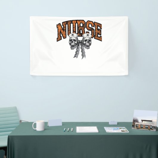 ハロウィーンナースコケクラシックットボウTシャツ 横断幕 (トレードショー)