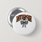 ハロウィーンナースコケクラシックットボウTシャツ 缶バッジ (正面&裏面)