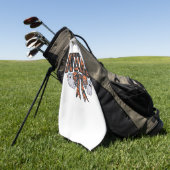 ハロウィーンナースコケットボウ秋クラシックTシャツ ゴルフタオル (グリーン)