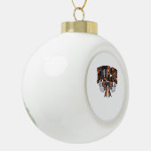 ハロウィーンナースコケットボウ秋クラシックTシャツ セラミックボールオーナメント (左)