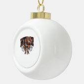 ハロウィーンナースコケットボウ秋クラシックTシャツ セラミックボールオーナメント (右)