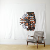 ハロウィーンナースコケットボウ秋クラシックTシャツ タペストリー (インサイチュ(横))