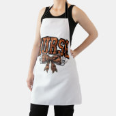 ハロウィーンナースコケ不気味ックラシッククボウTシェル エプロン (インサイチュ)