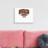 ハロウィーンナースコケ不気味ックラシッククボウTシェル キャンバスプリント (インサイチュ (リビング))