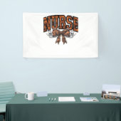 ハロウィーンナースコケ不気味ックラシッククボウTシェル 横断幕 (トレードショー)