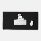 ハロウィーンナースシャツウーマンブー！Tシャツ幽霊ニュー デスクマット (キーボード&マウス)