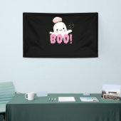 ハロウィーンナースシャツウーマンブー！Tシャツ幽霊ニュー 横断幕 (トレードショー)