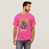 ハロウィーンナースシャツホラー夜勤スケルトンN Tシャツ (正面フル)