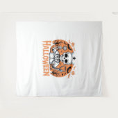 ハロウィーンナーススケルトン必須Tシャツ_1 タペストリー (正面(横))