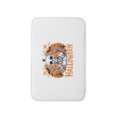 ハロウィーンナーススケルトン必須Tシャツ_1 バスマット (正面縦)