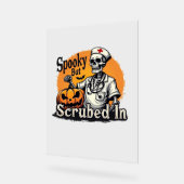 ハロウィーンナースデザインオーバーサイズTシャツ アクリルサイン (傾斜)