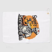 ハロウィーンナースデザインオーバーサイズTシャツ ゴルフタオル (横)