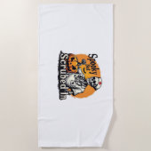 ハロウィーンナースデザインオーバーサイズTシャツ ビーチタオル (正面)