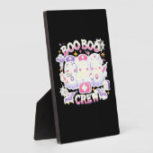 ハロウィーンナース幽霊スクワッドブクルーズスおもしろいポ フォトプラーク (側面)