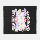 ハロウィーンナース幽霊スクワッドブクルーズスおもしろいポ フリースブランケット (正面(横))