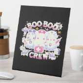 ハロウィーンナース幽霊スクワッドブクルーズスおもしろいポ 台座サイン (インサイチュ)