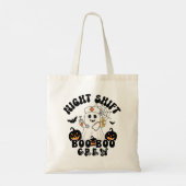 ハロウィーンナース幽霊ナイトシフト トートバッグ (裏面)