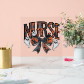 ハロウィーンナース怖いコケクラシックットボウTシャツ アクリルサイン (ウェディング)