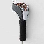 ハロウィーンナース怖いコケクラシックットボウTシャツ ゴルフヘッドカバー (アングル)