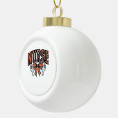 ハロウィーンナース怖いコケクラシックットボウTシャツ セラミックボールオーナメント (右)