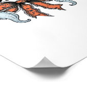 ハロウィーンナース怖いコケクラシックットボウTシャツ ポスター (角)