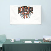 ハロウィーンナース怖いコケクラシックットボウTシャツ 横断幕 (トレードショー)