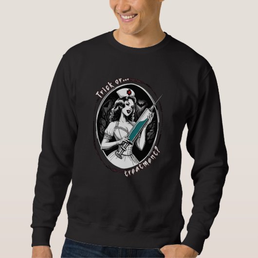 ハロウィーンナース スウェットシャツ (正面)