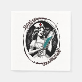 ハロウィーンナース スタンダードカクテルナプキン