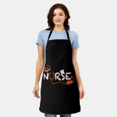 ハロウィーンナース、ハロウィーン看護、ナースの衣装 エプロン (着用した状態)