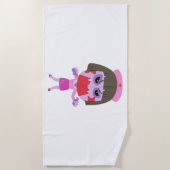 ハロウィーンナース ビーチタオル (正面)