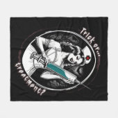 ハロウィーンナース フリースブランケット (正面(横))