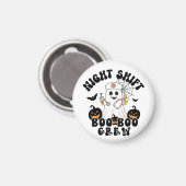 ハロウィーンナース- BOO BOOクルー幽霊 マグネット (正面/裏面)