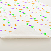 ハロウィーンネオン紙吹雪の散水 シェルパブランケット (3/4)