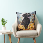 ハロウィーンノバスコシアとカボチャ怖い クッション (椅子)