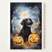 ハロウィーンノバスコシアとカボチャ怖い プランナー手帳 (裏面)